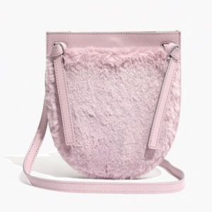 The Knot Crossbody Bag in Faux Fur